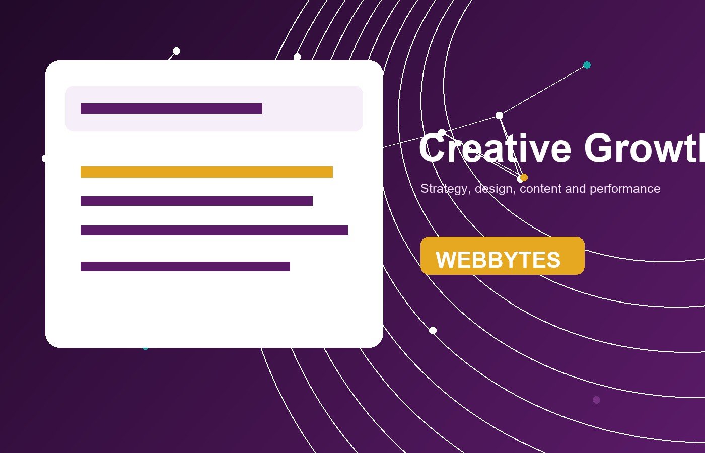 Webbytes creative digital marketing team visual